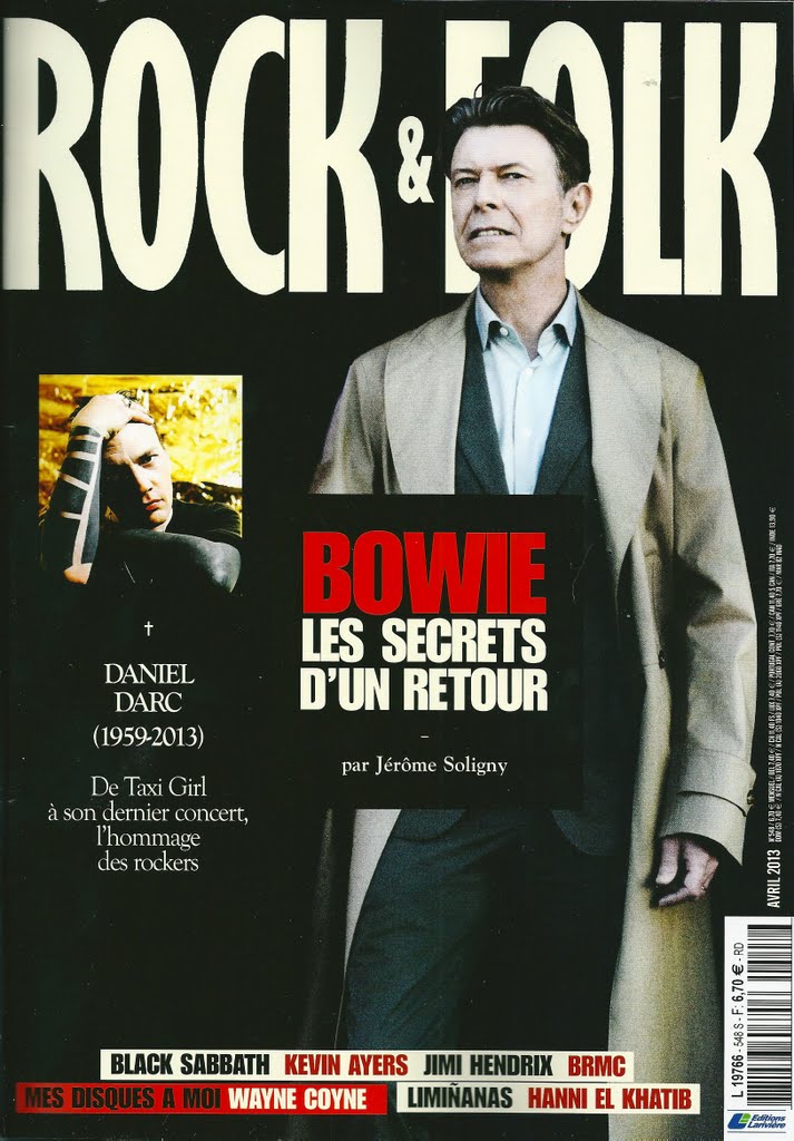 Rock & Folk n� 548 - Avril 2013 David Bowie cover