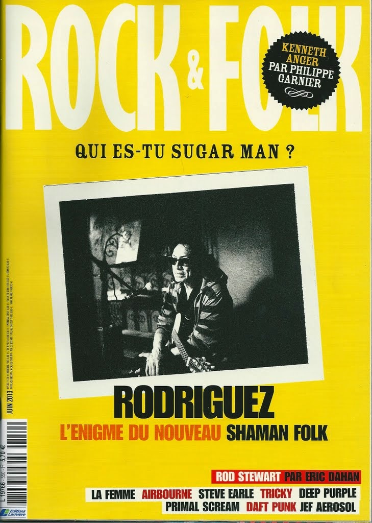 Rock & Folk n� 550 - Juin 2013 Rodriguez cover