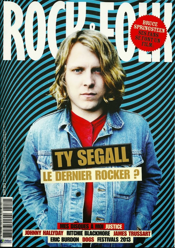 Rock & Folk n� 552 - Ao�t 2013 Ty Segal cover