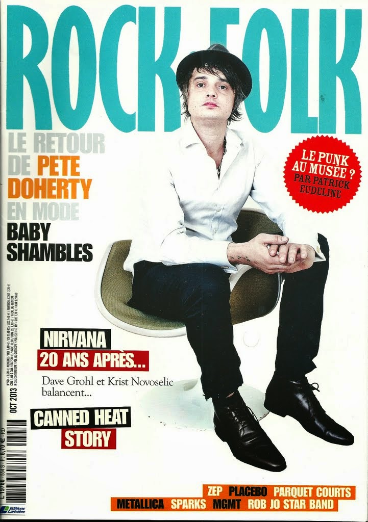 Rock & Folk n� 554 - Octobre 2013 Pete Doherty cover