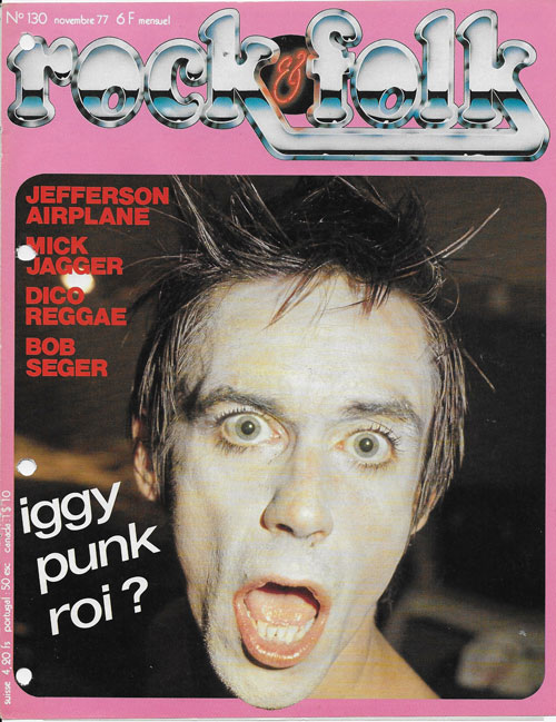 Rock & Folk n�130 - Novembre 21977 - Iggy Pop