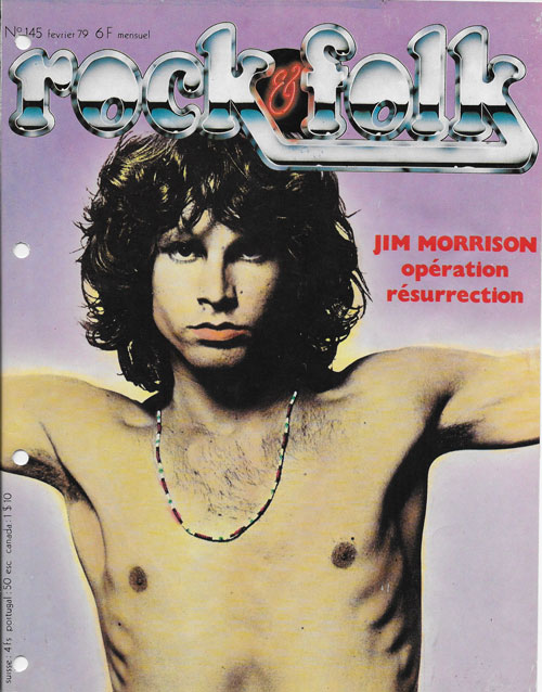 Rock & Folk n�145 f�vrier 1979 Jim Morrison cover