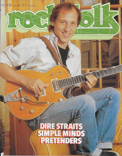 Rock & Folk n�208 - Mai 1984 Dire Straits cover