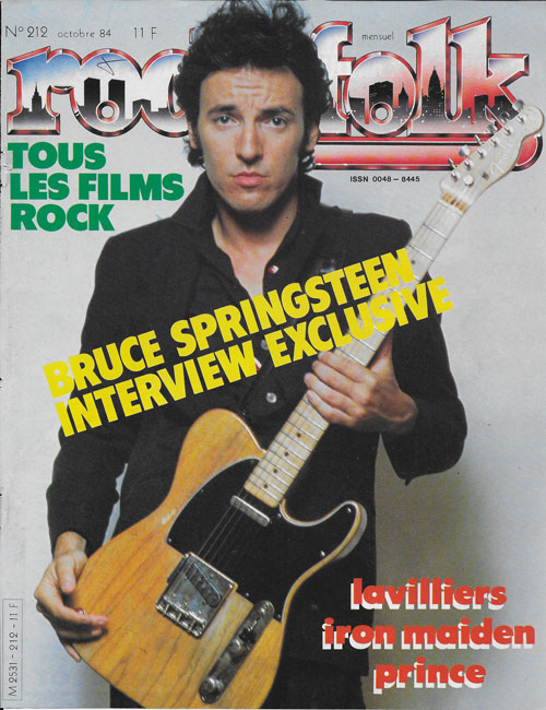 Rock & Folk n�212 Octobre 1984 Bruce Springsteen cover