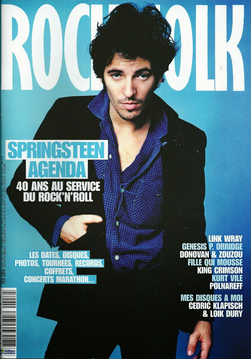 Rock & Folk n� 558 - F�vrier 2014 Bruce Springsteen cover