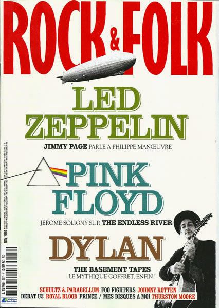Rock & Folk n� 567 Novembre 2014 cover