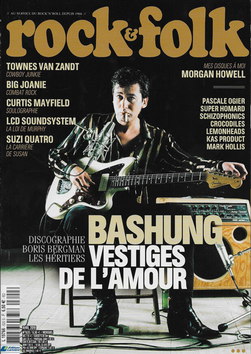 Rock & Folk n�620 Avril 2019 Alain Bashung cover