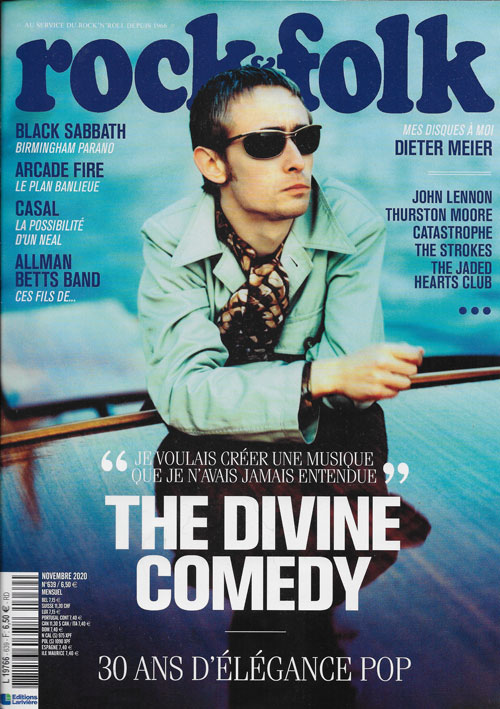 Rock & Folk n� 639 Novembre 2020 The Divine Comedy cover