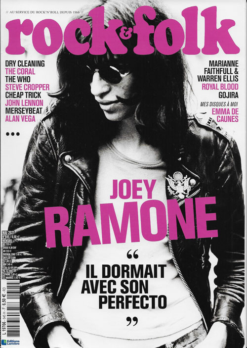 Rock & Folk n� 645 Mai 2021 Joey Ramones cover