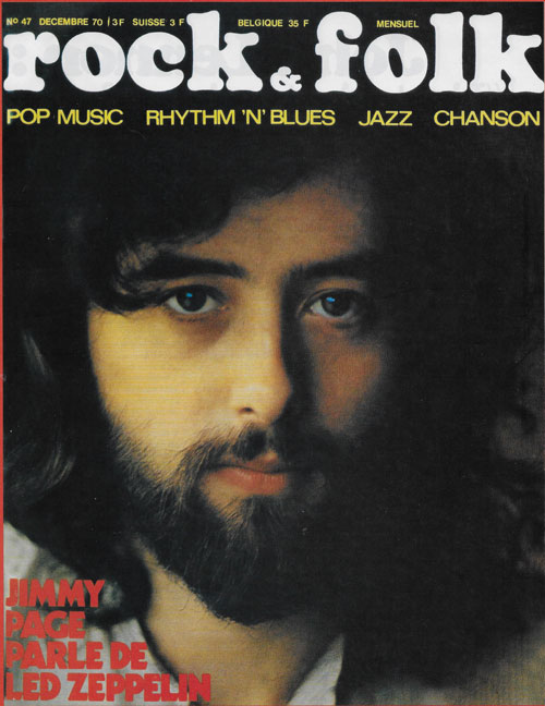 Rock & Folk n�47 D�cembre 1970 Jimmy Page