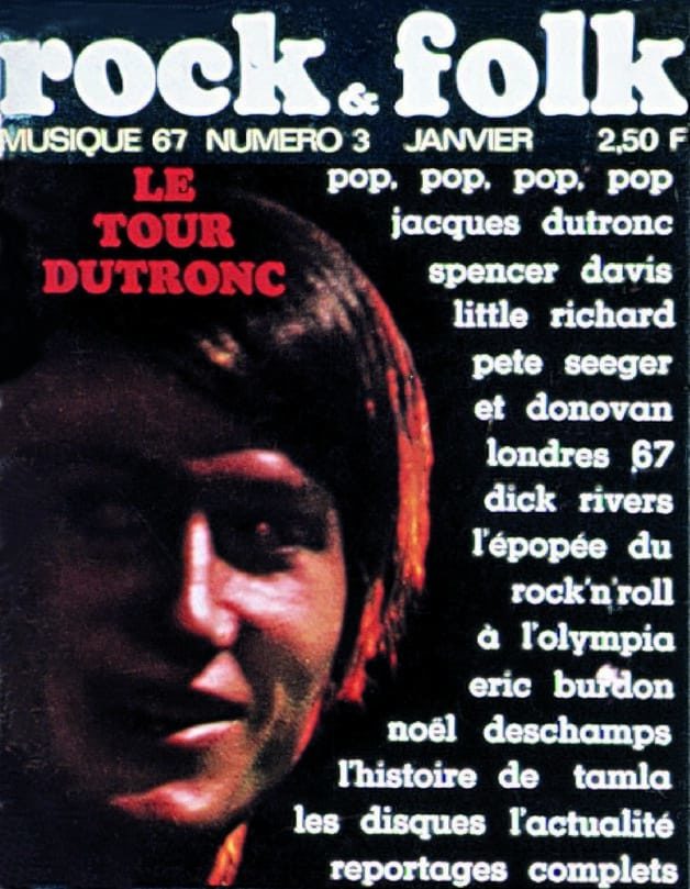 Rock & Folk n�3 Janvier 1967 Jacques Dutronc