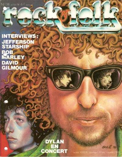 Rock & Folk n� 138 - Juillet 1978 Bob Dylan cover