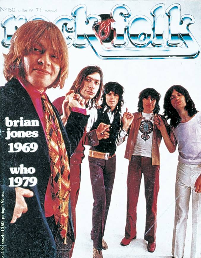 Rock & Folk n� 150 Juillet 1979 - The Rolling Stones cover