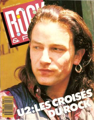 Rock & Folk n� 256 Octobre 1988 Bono U2 cover