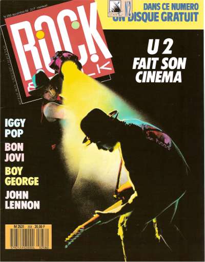 Rock & Folk n� 258 D�cembre 1988 U2 cover
