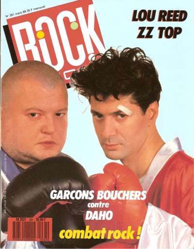 Rock & Folk n�261 Mars 1989 Gar�ons Bouchers Daho cover