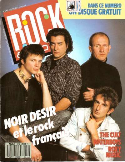 Rock & Folk n�264 - Juin 1989 Noir D�sir cover