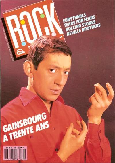 Rock & Folk n�267 - Octobre 1989 Serge Gainsbourg cover