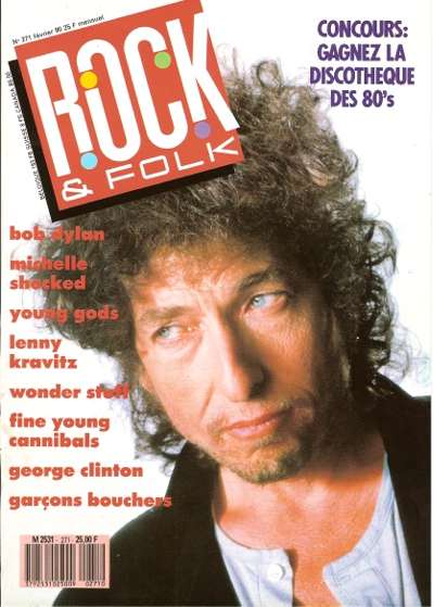 Rock & Folk n� 271 Bob Dylan cover