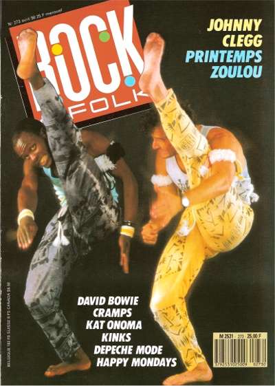Rock & Folk n� 273 - Avril 1990 Johnny Cleg cover