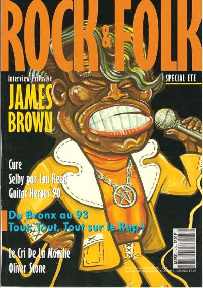 Rock & Folk n� 277 Ao�t / Septembre 1990 James Brown cover