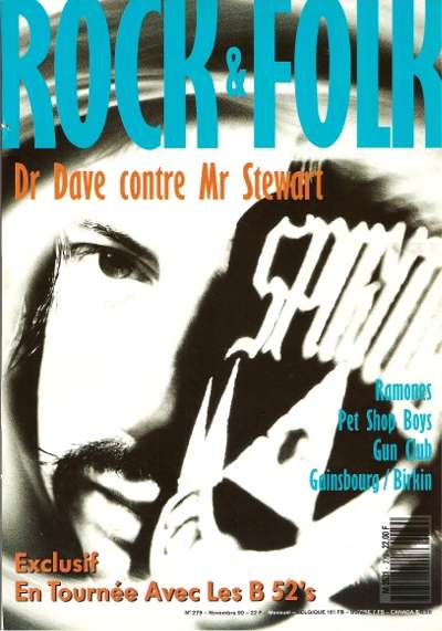 Rock & Folk n� 279 Novembre 1990 Dave Stewart cover