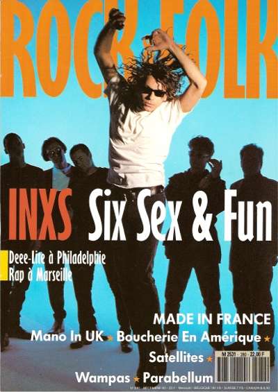 Rock & Folk n�280 D�cembre 1990 INXS cover