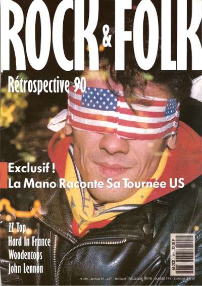 Rock & Folk n� 281 Janvier 1991 Mano Negra cover