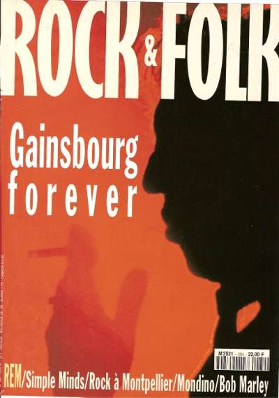 Rock & Folk n� 284 Avril 1991 Serge Gainsbourg cover
