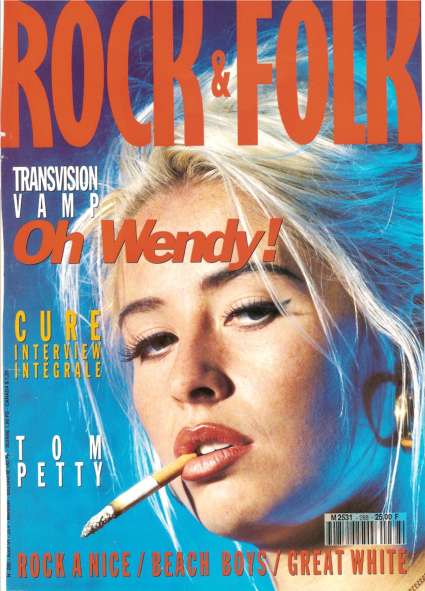 Rock & Folk n�288 - Ao�t 1991 Wendy cover
