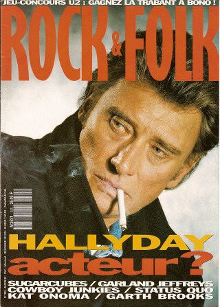 Rock & Folk n� 295 Johnny Hallyday Mars 192 cover