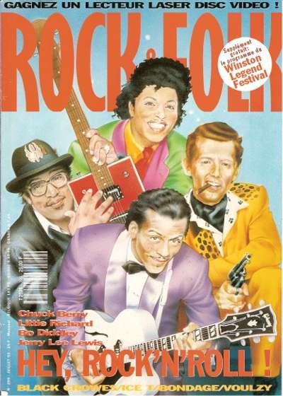 Rock & Folk n� 299 - Juillet 1992 Rock n roll cover