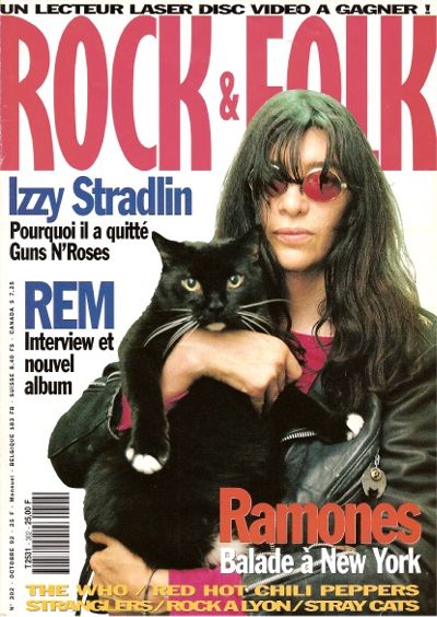 Rock & Folk n� 302 Octobre 1992 Ramones cover