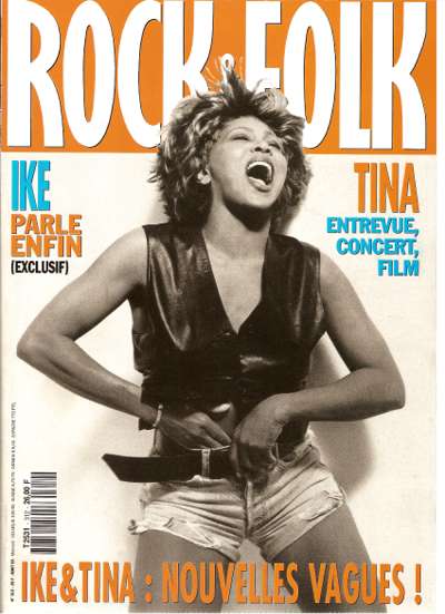 Rock & Folk n� 312 Ao�t 1993 Tina Turner cover