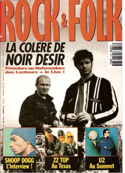 Rock & Folk n� 318 - F�vrier 1994 Noir D�sir cover