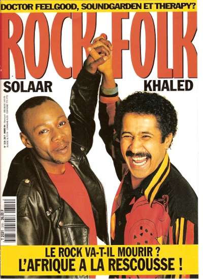 Rock & Folk n� 319 Mars 1994 Mc Solaar Khaled cover