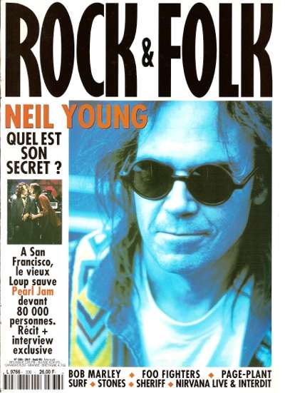 Rock & Folk n� 336 - Ao�t 1995 Neil Young cover