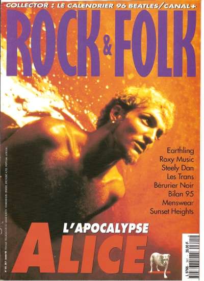 Rock & Folk n�341 Janvier 1996 Alice in Chains cover
