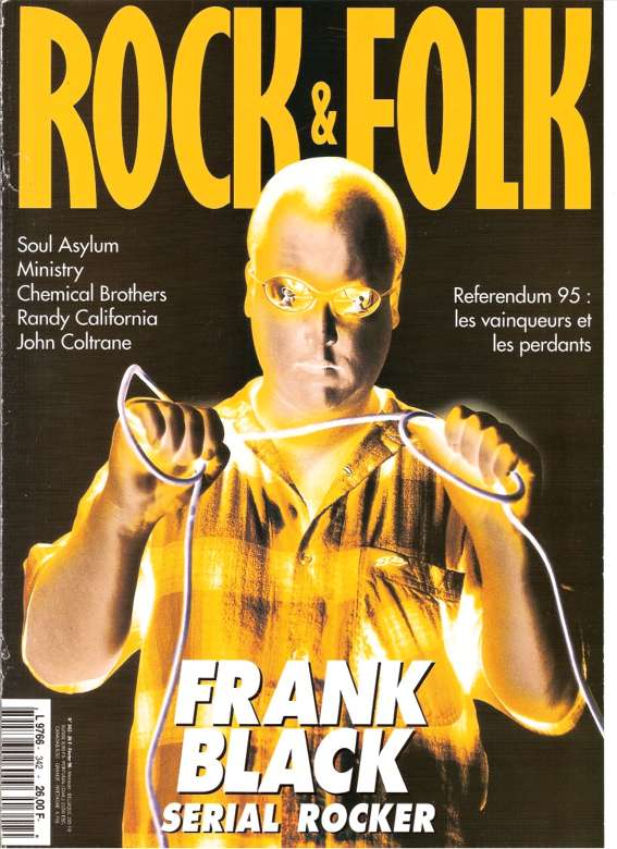 Rock & Folk n� 342 - F�vrier 1996 Franl Black The Pixies cover