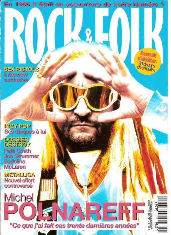 Rock & Folk n� 347 Juillet 1996 Michel Polnareff cover
