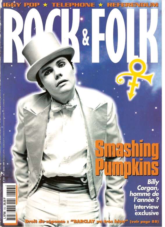 Rock & Folk n� 353 Janvier 1997 Billy Corgan Smashing Pumpkins cover