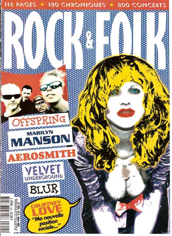 Rock & Folk n� 355 - Mars 1997 Courtney Love cover