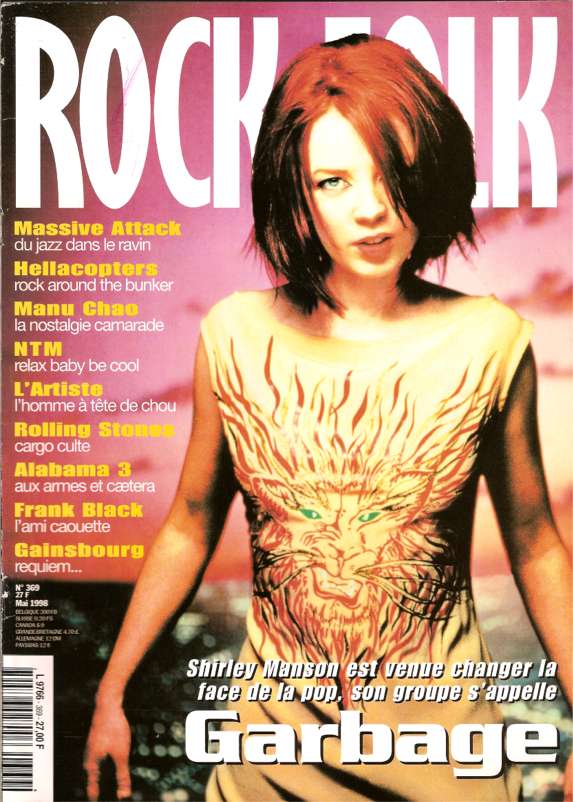 Rock & Folk n� 369 - Mai 1998 Shirley Manson Garbage cover