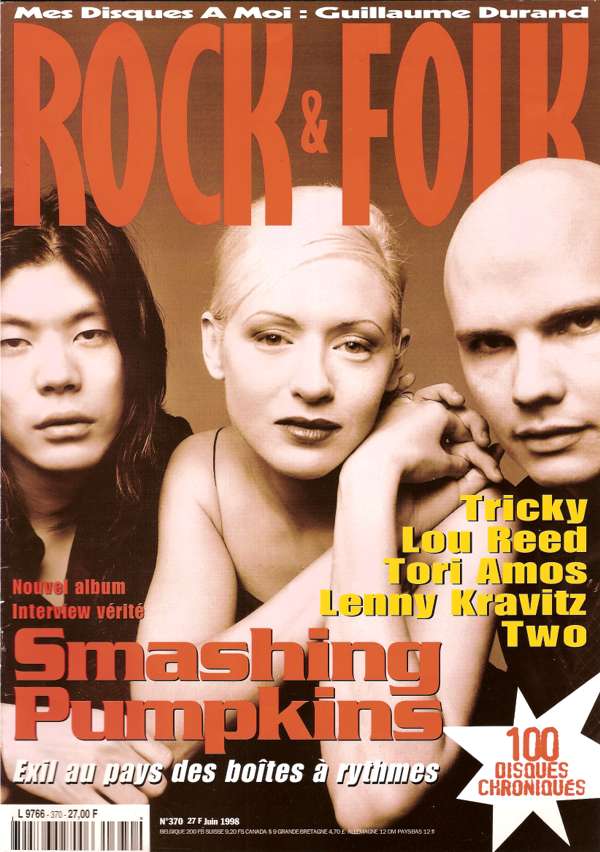 Rock & Folk n� 370 Juin 1998 The Smashing Pumpkins cover