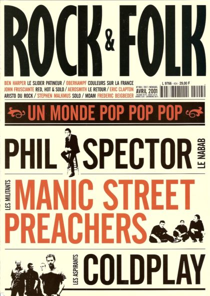 Rock & Folk n� 404 - Avril 2001