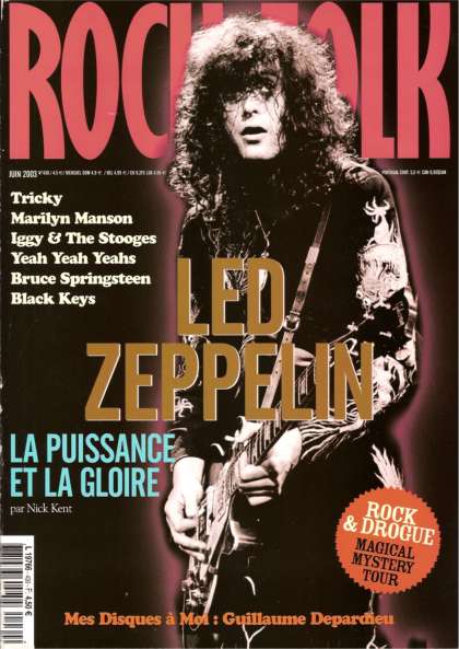 Rock & Folk n� 430 Juin 2003 Jimmy Page Led Zeppelin cover