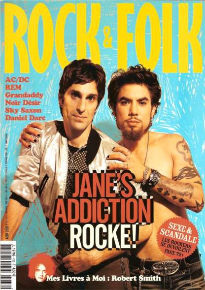 Rock & Folk n� 432 - Ao�t 2003 Jane's addiction cover