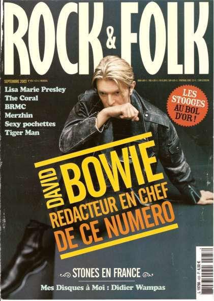 Rock & Folk n� 433 - Septembre 2003 David Bowie cover