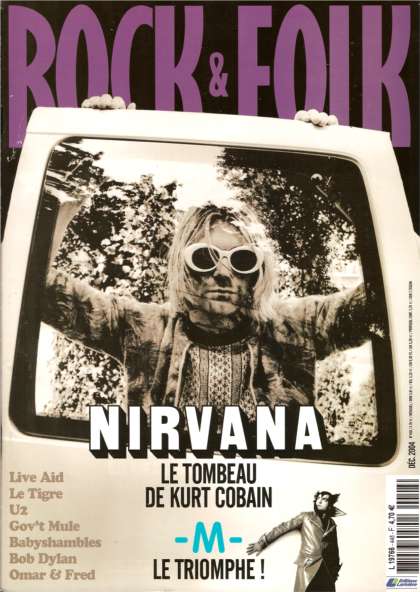 Rock & Folk n� 448 D�cembre 2004 Kurt Cobain Nirvana cover