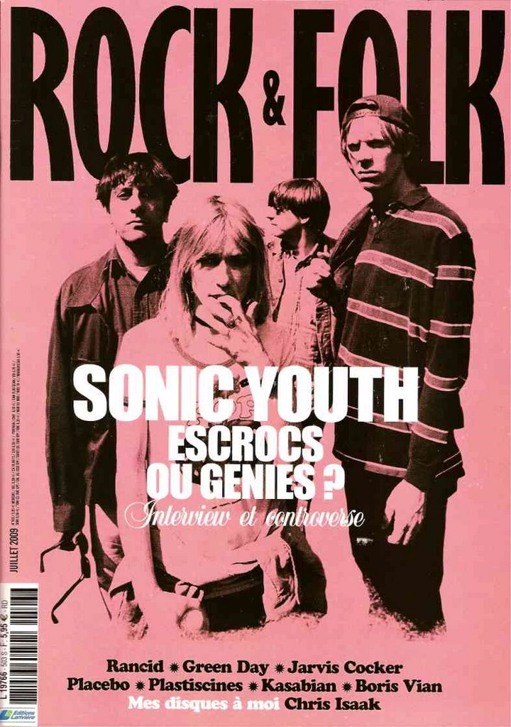 Rock & Folk n� 503 Juillet 2009 Sonixc Youth cover